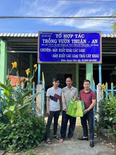 Hoạt động hỗ trợ nông hộ địa bàn khảo nghiệm năm 2023 tại An Giang